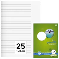 Premiumheft Recycling A4, green90, Lineatur 25 | schulstart.de