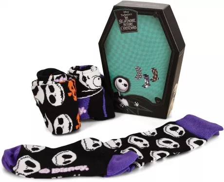 Nightmare Before Christmas - Jack & Sally Socken 3er Set | Elbenwald