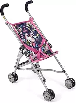 Bayer Chic 2000 Puppenbuggy Roma, Puppenwagen, Mini-Buggy, Einhorn, Navy, pink, 601-43, Einheitsgröße: Amazon.de: Spielzeug