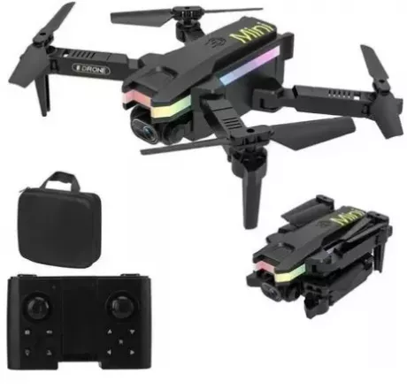 Drone Gn Ls-xt8 Mini Pro Com Câmera 4k Com 2 Bat Wifi Fpv Led | Frete grátis