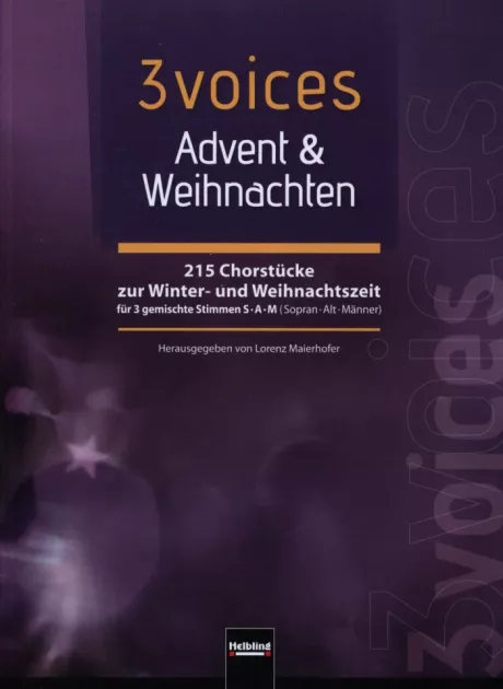 3 voices – Advent & Weihnachten | im Stretta Noten Shop kaufen