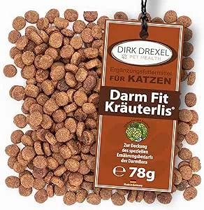 Dirk Drexel Darm Fit Herbal Cat Treats with Prebiotics 78 g : Amazon.de: Pet Supplies