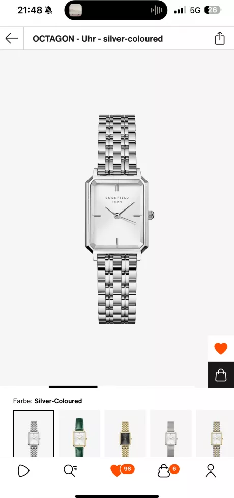 Rosefield Octagon, Silver