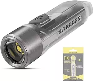 NITECORE TIKI - Mini Taschenlampe Aufladbar - Extrem Hell Schlüsselanhänger - 300 Lumen und UV Taschenlampe Licht ([ GLASIG ]) : Amazon.de: Baumarkt