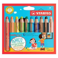 10 STABILO woody Buntstifte farbsortiert günstiger online kaufen >> büroshop24