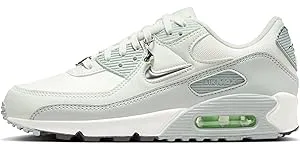 Nike Damen AIR MAX 90 SE Sneaker, Sail/Metallic Silver-Sea Glass, 38.5 EU : Amazon.de: Fashion