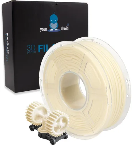 yourDroid easy PA6 Nylon Filament Natur 1.75mm 1kg | Roboter-Bausatz.de
