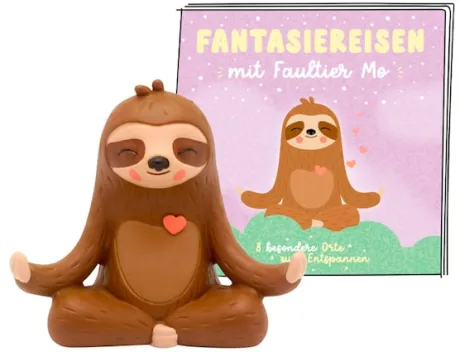 tonies - Tonie Hörfigur Fantasiereisen mit Faultier Mo - 8 besondere Orte zum Entspannen