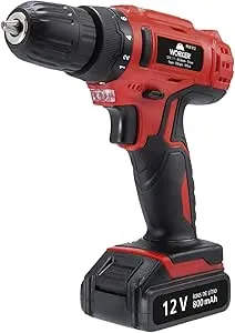 Worker Parafusadeira E Furadeira A Bateria Li-Ion 12V PFW 012 Sem Fio com Carregador Bivolt e Maleta com Kit De 13 Acessórios : Amazon.com.br: Ferramentas e Materiais de Construção