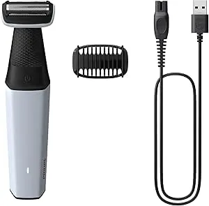 Philips Bodygroom Aparador e Raspador de Pelos para o Corpo, Uso Seco e Molhado, à Prova d’água, Bivolt – BG3007/01 | Amazon.com.br