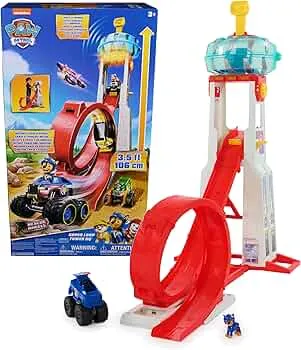 PAW Patrol Rescue Wheels - Superloop Tower, extragroßer Tower mit Startrampe und Looping, Licht- & Geräuscheffekten, inkl. Chase Monstertruck und Figur, Spielzeug für Kinder ab 3 Jahren: Amazon.de: Spielzeug