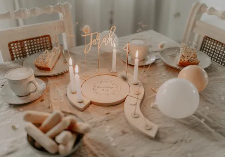 Geburtstagskranz personalisiert mit Zahlenset | Liebesnaht