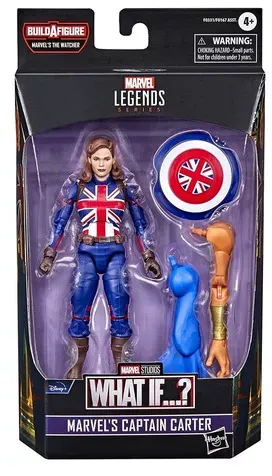 Boneco Marvel Legends Build A Figure Captain Carter F0331 | Frete grátis