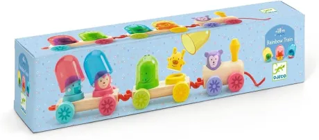 DJECO Rainbowtrain Geschicklichkeitsspiele, Mehrfarbig (36326): Amazon.de: Spielzeug