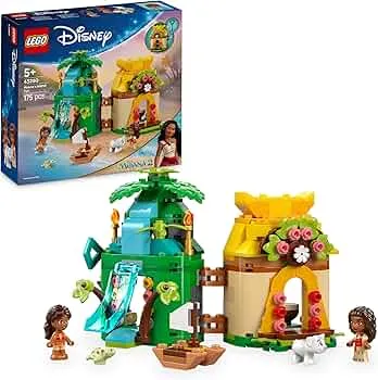 LEGO ǀ Disney Vaiana 2: Vaianas Inselspaß - Spielzeug für Mädchen ab 5 Jahren mit Haus, Wasserfallrutsche & 2 Mikro Puppen inkl. Simea - Geschenk zum Geburtstag für Fans - 43260: Amazon.de: Spielzeug