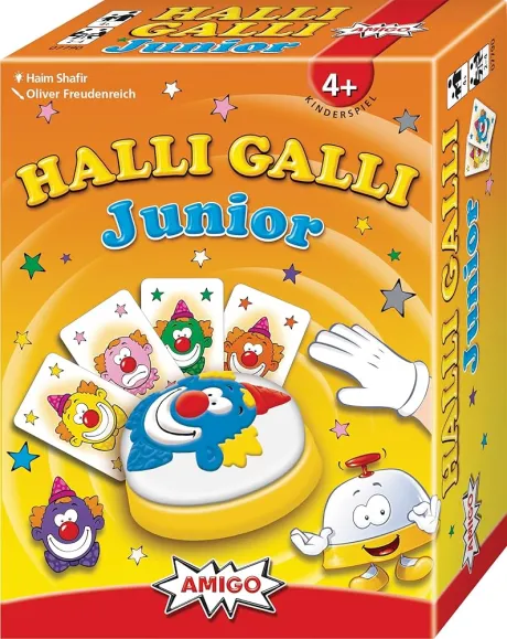 AMIGO 7790 - Halli Galli Junior, Kartenspiel, Inhalt: 1 Stück, Kind, Blau,grüne: Amazon.de: Spielzeug