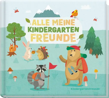 Freundebuch Kindergarten "Waldfreunde" Alle meine Kindergartenfreunde: Freundealbum zum Malen, Ankreuzen, Ausfüllen - nachhaltig & klimafreundlich : Amazon.de: Spielzeug