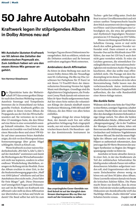 Blue Ray "Autobahn" 50th anniversary edition