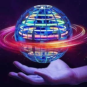 Ivtivfu Fliegender Ball Spielzeug (Blau), LED Flying Spinner, Magic Hover Schwebe Magischer Ball, Bumerang Drohne Toys für Mädchen und Junge, Geschenk für Kinder ab 6, 7, 8, 9, 10, 12 Jahren: Amazon.de: Spielzeug
