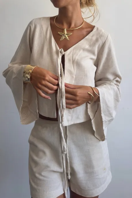 BLUSA BOSSA - Cru - Comprar em Biokini