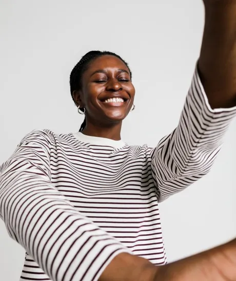 DARIADÉH Rana Striped Longsleeve gestreift 76726