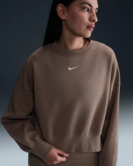 Nike Sportswear Phoenix Fleece Over-Oversized Rundhals-Sweatshirt für Damen. Nike DE