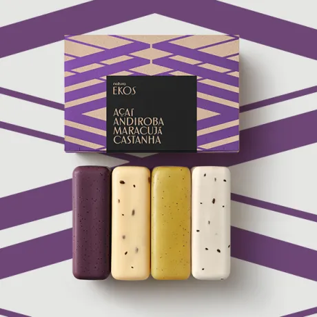 Sabonete em Barra Puro Vegetal Esfoliante Ekos. R$44,40