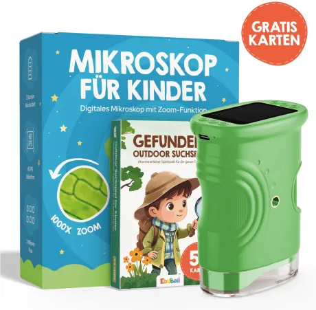Abenteuer-Mikroskop für Kinder - Edubini Online Shop