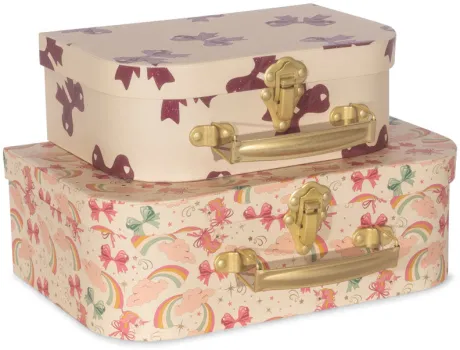 Charmante Puppenkoffer Rainbow Bow | Konges Sløjd – Little Baby Pocket