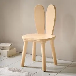 Kinderstuhl mit Hasenohren in Natur ✔️ Petite Amélie