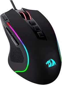 Mouse Gamer Redragon Predator RGB M612-RGB, Preto | Amazon.com.br