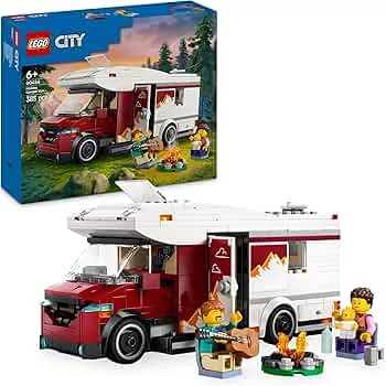 LEGO City Adventure autocamper - Campingvogn legetøj til drenge og piger fra 6 år - Inkl. 3 minifigurer og camping tilbehør - gaveidé til fødselsdag og til helligdagene 60454: Amazon.de: Legetøj