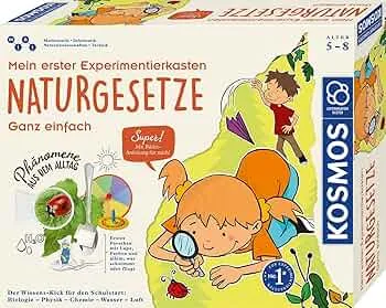 KOSMOS 602284 Mein erster Experimentierkasten Naturgesetze - ganz einfach, Spielerische Experimente für kleine Forscher, Experimentierkasten für Kinder ab 5 Jahre: Amazon.de: Spielzeug