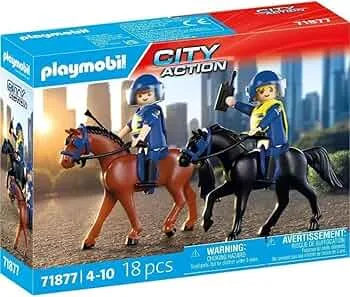 PLAYMOBIL Polizeireiterstaffel 0 - STK: Amazon.de: Spielzeug