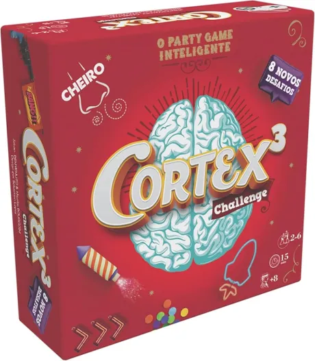 Galápagos, Cortex: Challenge 3, Jogo de Tabuleiro e Desafios para Amigos, 2 a 6 jogadores, 15 minutos por partida | Amazon.com.br