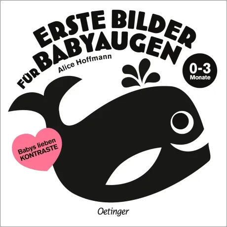 Erste Bilder für Babyaugen. 0-3 Monate | Faszinierendes Kontrastbuch