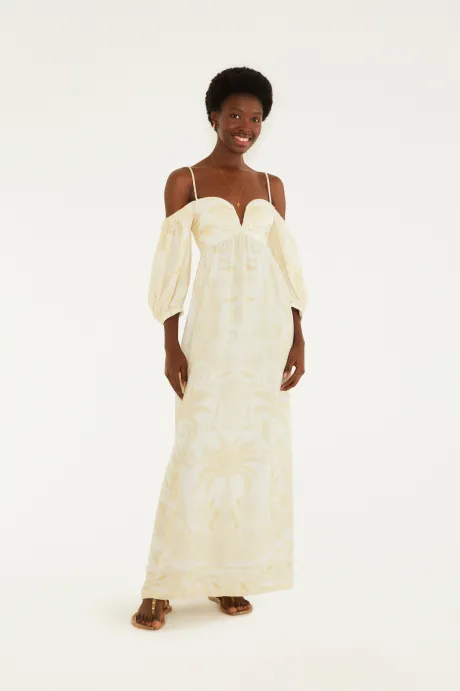 Vestido Cropped Estampado Tina