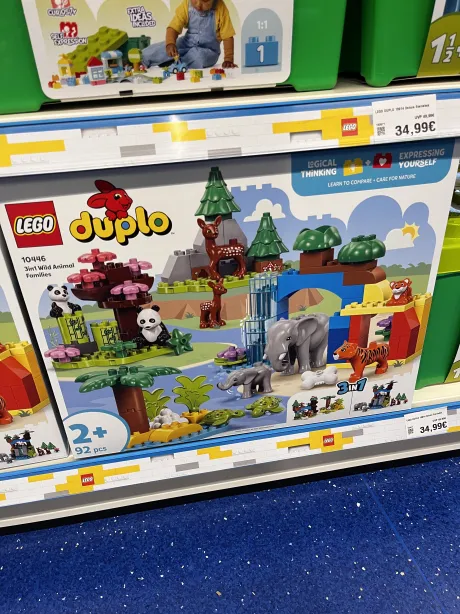 Duplo 3 in 1 wild animal families