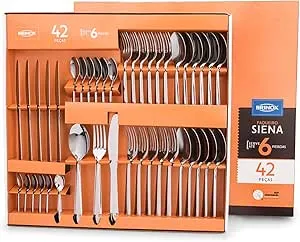 Brinox - Faqueiro Siena 42 Peças - Aço Inox | Amazon.com.br
