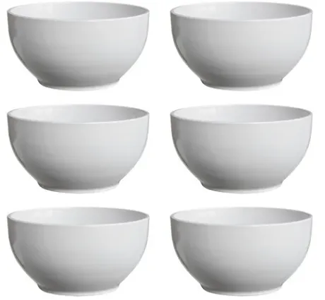 Kit 6 Cumbuca Tigela Porcelana