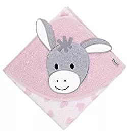 Sterntaler Emmi Girl Hooded Bath Towel 0 Months + Pink 80 x 80 cm : Amazon.de: Baby Products