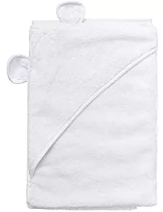 100% Cotton Super Soft White Hooded Bath Towel : Amazon.de: Baby Products