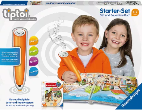 tiptoi® Starter-Set: Stift mit Aufnahmefunktion und Bauernhof-Buch, tiptoi | myToys