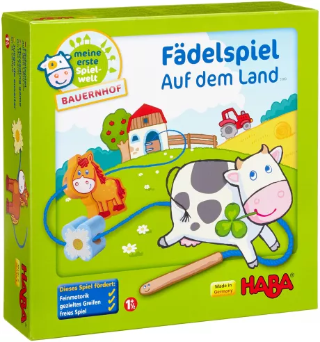 Haba On the Farm Threading Game: Amazon.de: Toys & Games